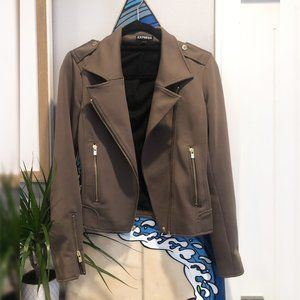 OLIVE MOTO JACKET